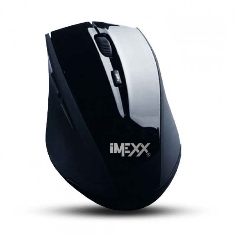 Ver Información de Mouse ptico Imexx IME-26415 Wireless Negro en MegaOffice.com.ve
