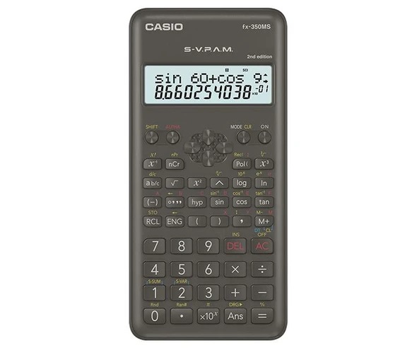 Ver Información de Calculadora Cientfica Casio FX-350MS-2 en MegaOffice.com.ve