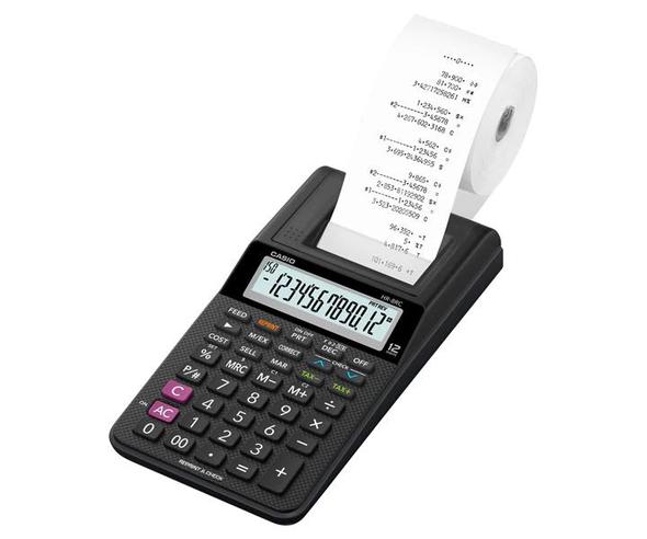 Ver Información de Calculadora 12 Dgitos con Impresora Casio HR-8RC en MegaOffice.com.ve